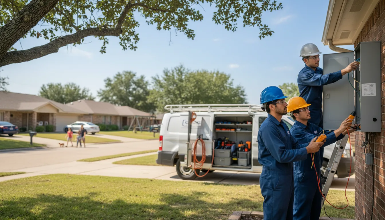 Certified electrician providing emergency electrical services in Marshall, ND